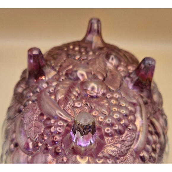 Vintage Pink Bowl 12" Indiana Glassfruit Garland Footed Oval Bowl. - Picture 14 of 16